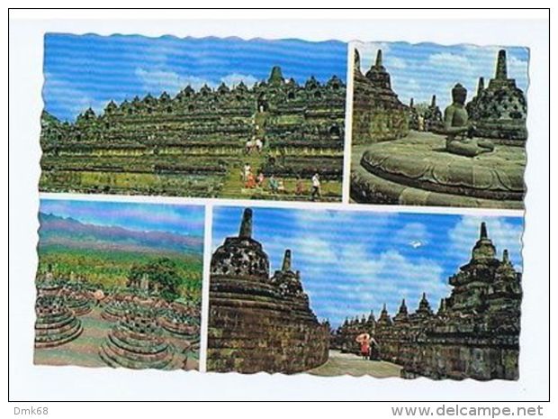 INDONESIA - CENTRAL JAVA - BOROBUDUR TEMPLE- 1960s/70s  ( 1612 ) - Autres & Non Classés