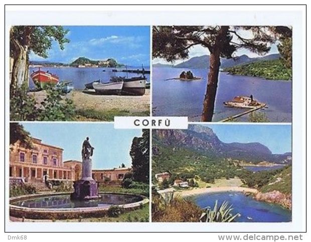 GREECE - KERKIRA / CORFU - 4 SIGHTS - STAMP - 1960s  ( 1692 ) - Autres & Non Classés