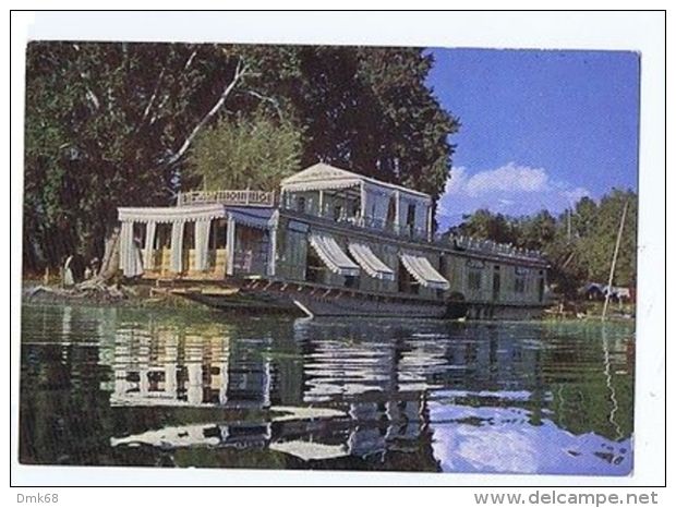 KASHMIR - A HOUSE BOAT ON THE NAGIN LAKE - SRINAGAR - 1962  ( 1603 ) - Autres & Non Classés