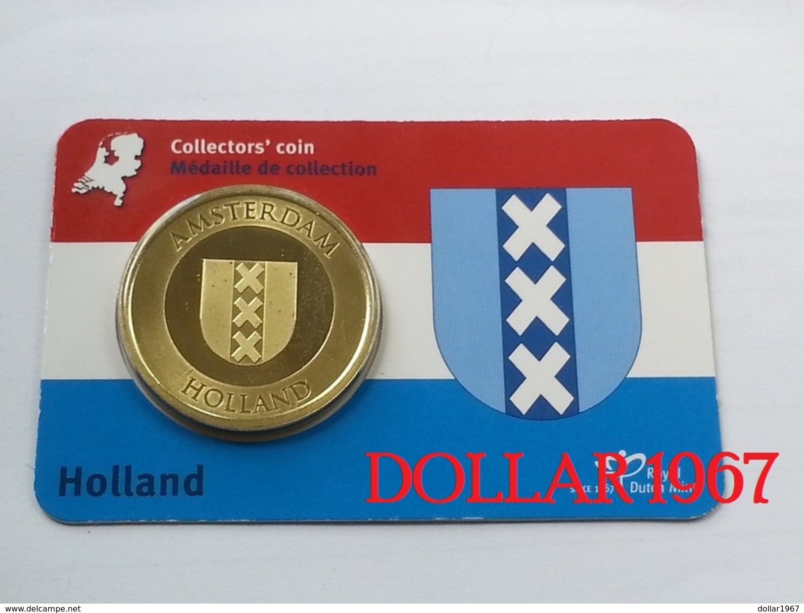 Collectors Coin - Coincard - AMSTERDAM - Pays-Bas - Monedas Elongadas (elongated Coins)