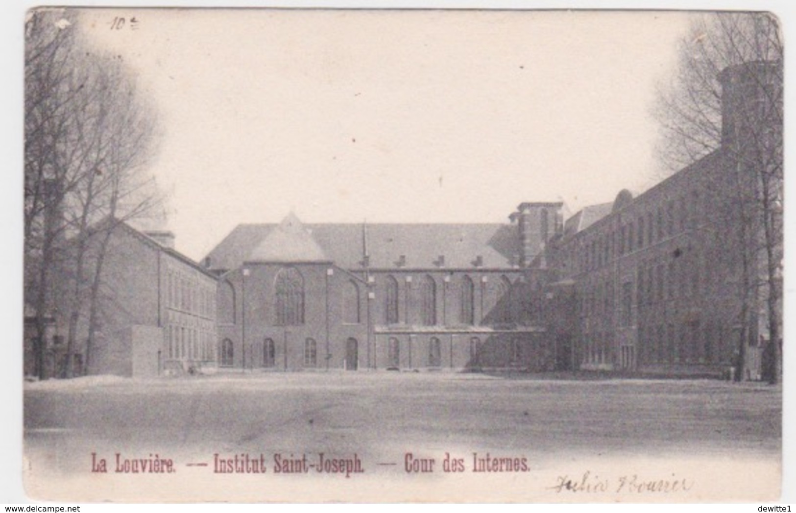 LA LOUVIERE. Institut Saint Joseph Cour Des Internes - La Louvière