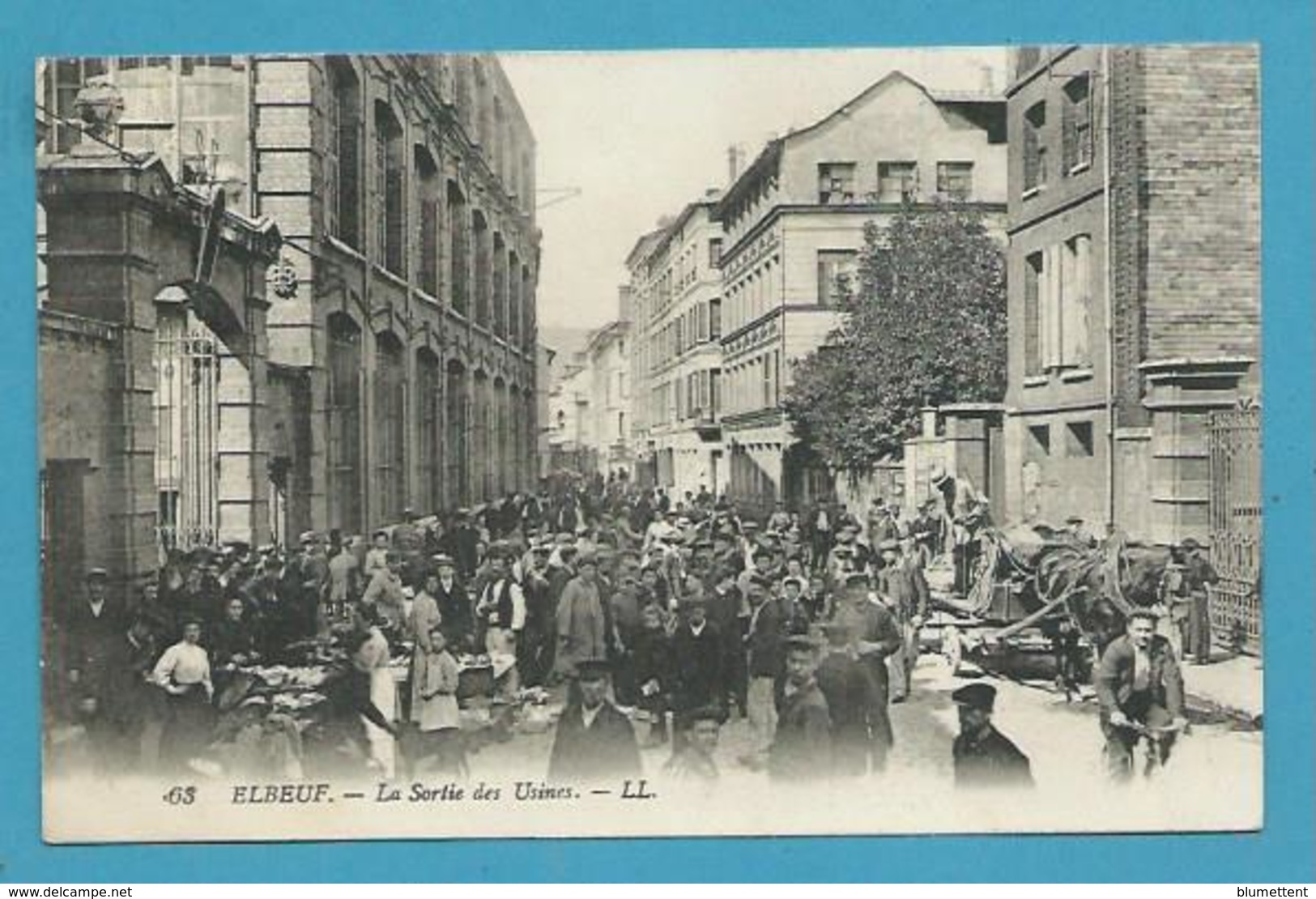 CPA 63 - Métier Sortie Des Ouvriers Des Usines ELBEUF 76 - Elbeuf