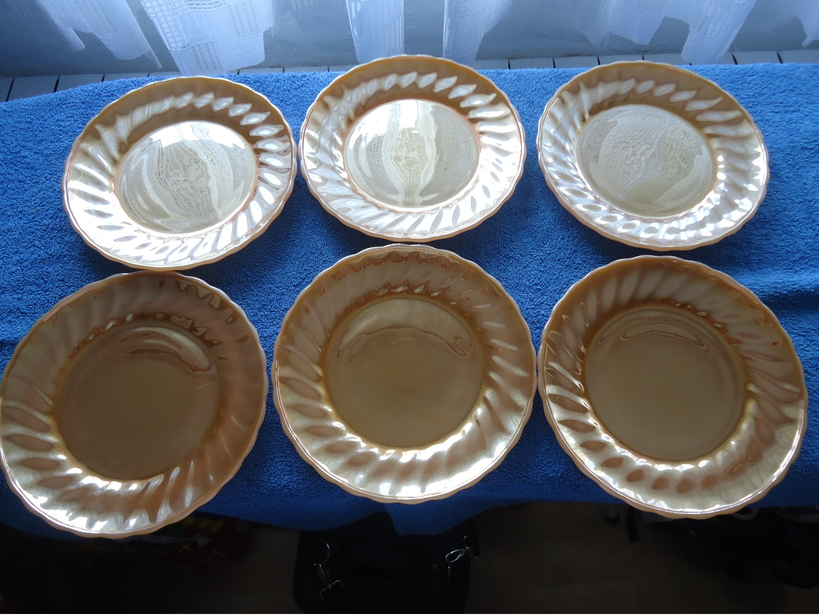 Set Of Plates For Cakes, ANCHOR HOCKING, SUBURBIA- OVEN-PROOF, Made In USA - Other & Unclassified