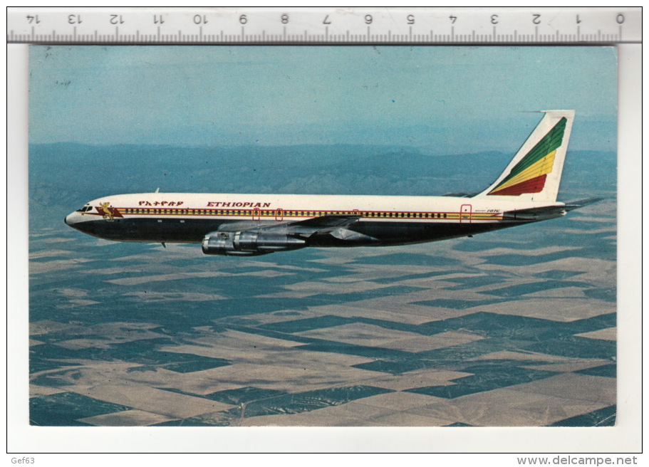 Ethiopian Airlines S. C. - Boeing 707 Intercotinental Fan Jet - 1946-....: Moderne