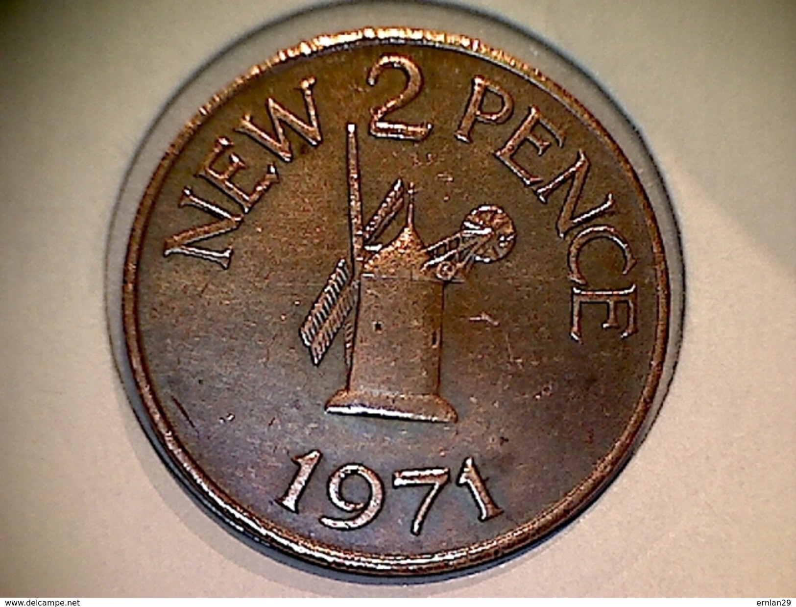 Guernsey 2 New Pence 1971 - Guernesey