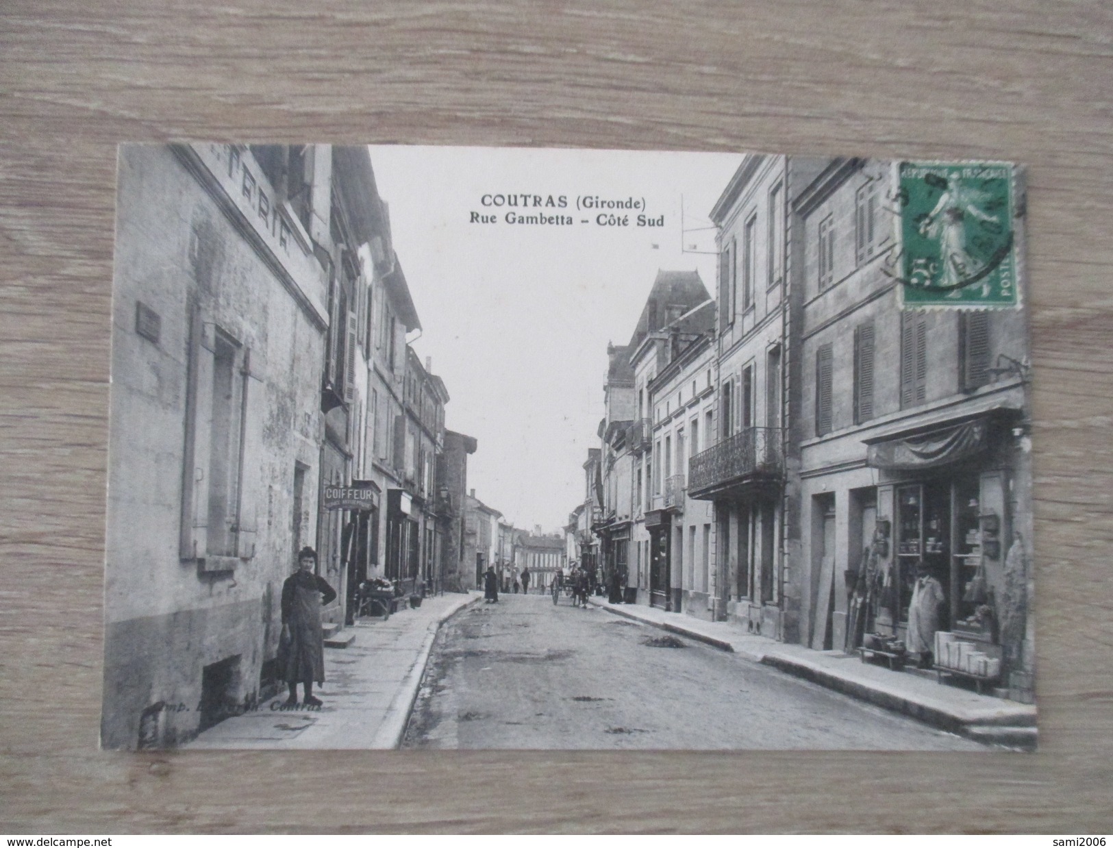 CPA 33 COUTRAS RUE GAMBETTA COMMERCES - Other & Unclassified
