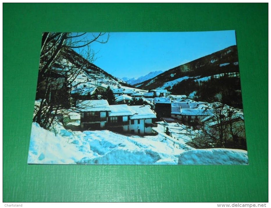 Cartolina Etroubles ( Valle Del Gran S. Bernardo ) - Panorama Invernale 1980 Ca. - Other & Unclassified