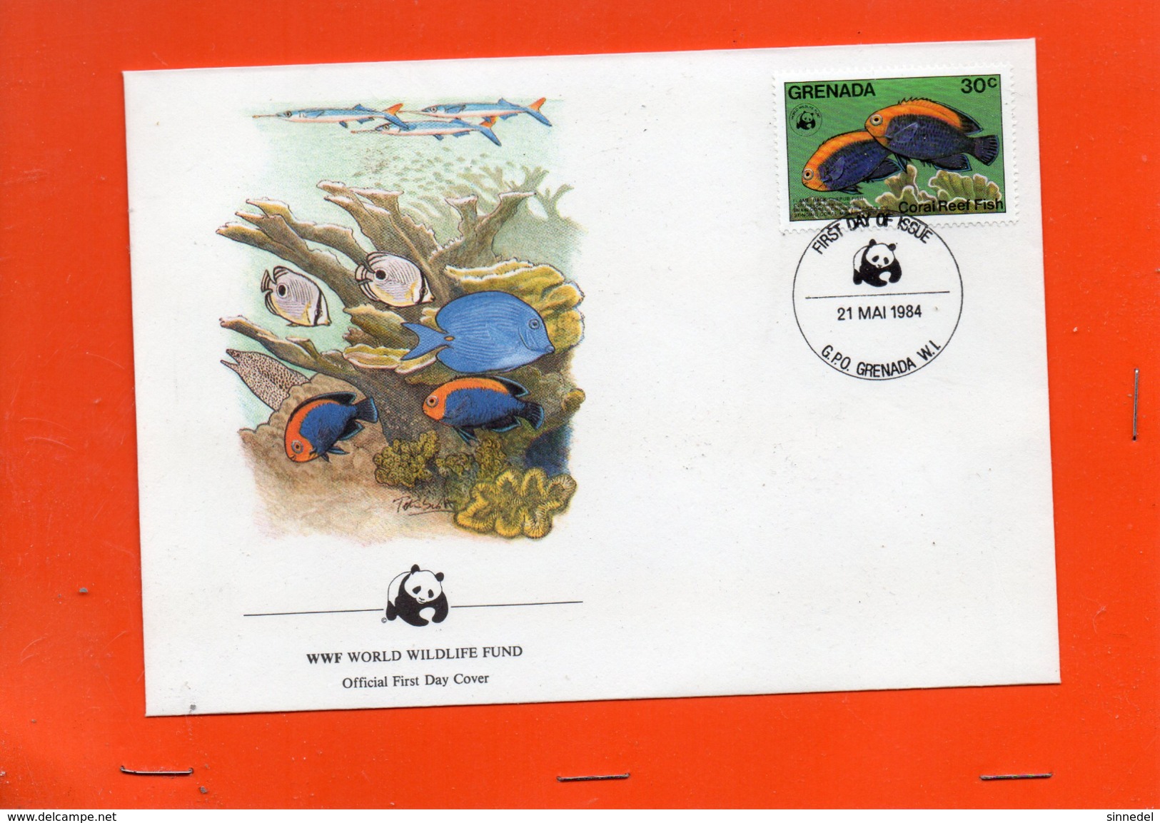 GRENADA POISSONS LE 27/05/1984 - Briefe U. Dokumente