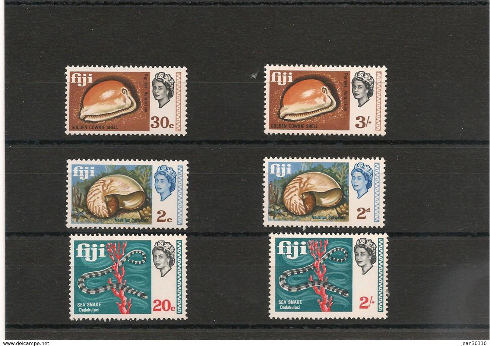 FIDJI  Années 1968/69  Série Courante N° Y/T : 221-229-231-240-249-251** - Fidji (1970-...)