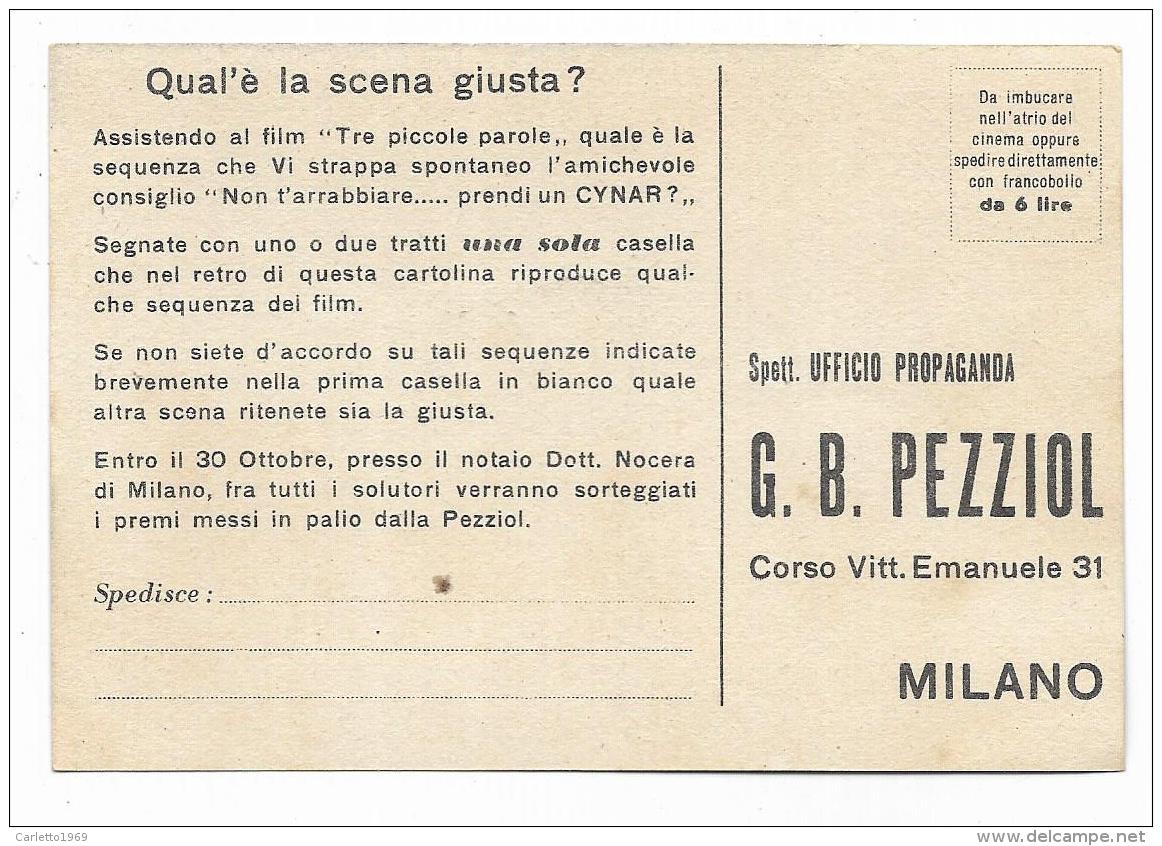 CONCORSO PEZZIOL ABBINATO AL FILM NON TI ARRABBIARE FP - Autres & Non Classés