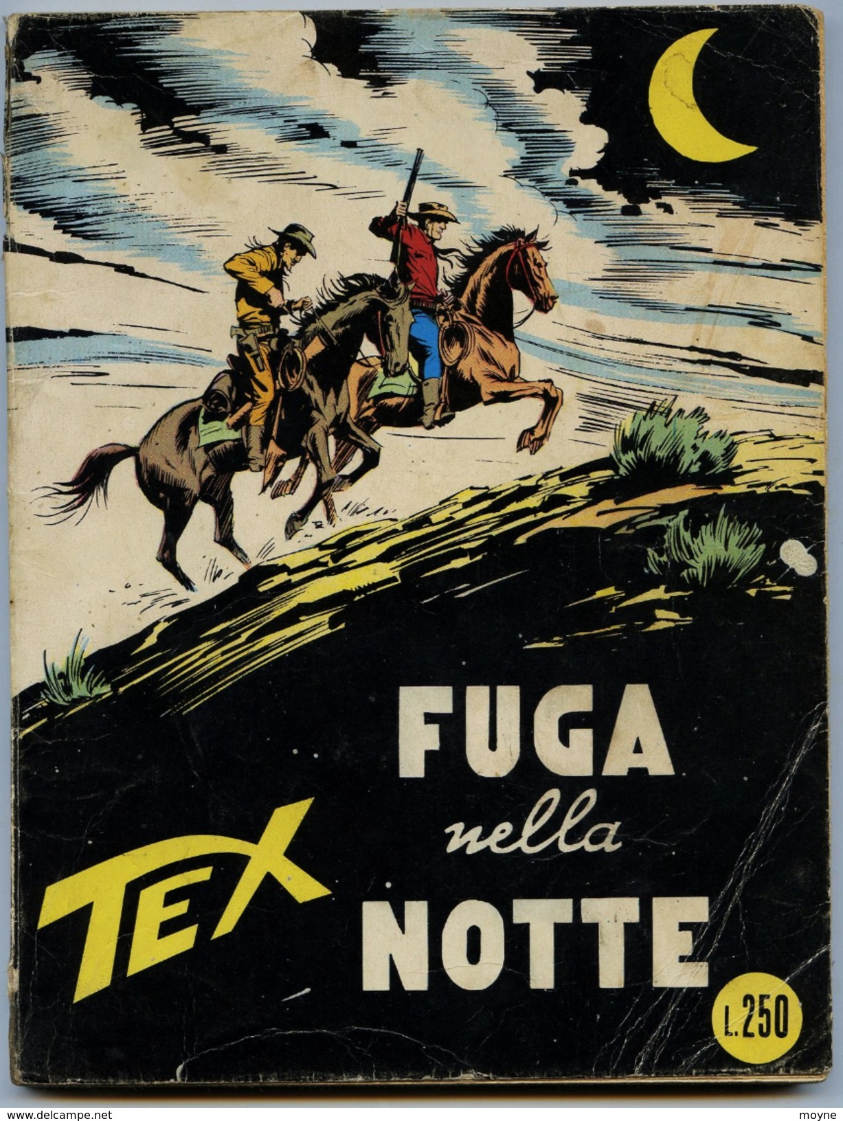 Italie -  TEX  -  FUGA NELLA NOTTE - Edizione ARALDO - MILAN - 1971 PETIT FORMAT - Tex