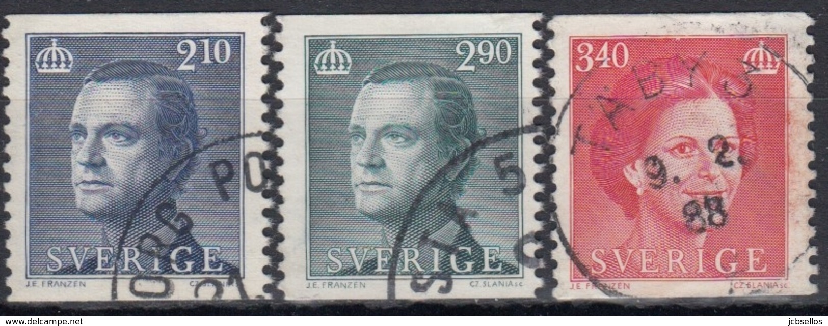 SUECIA 1986 Nº 1351/53 USADO - Oblitérés