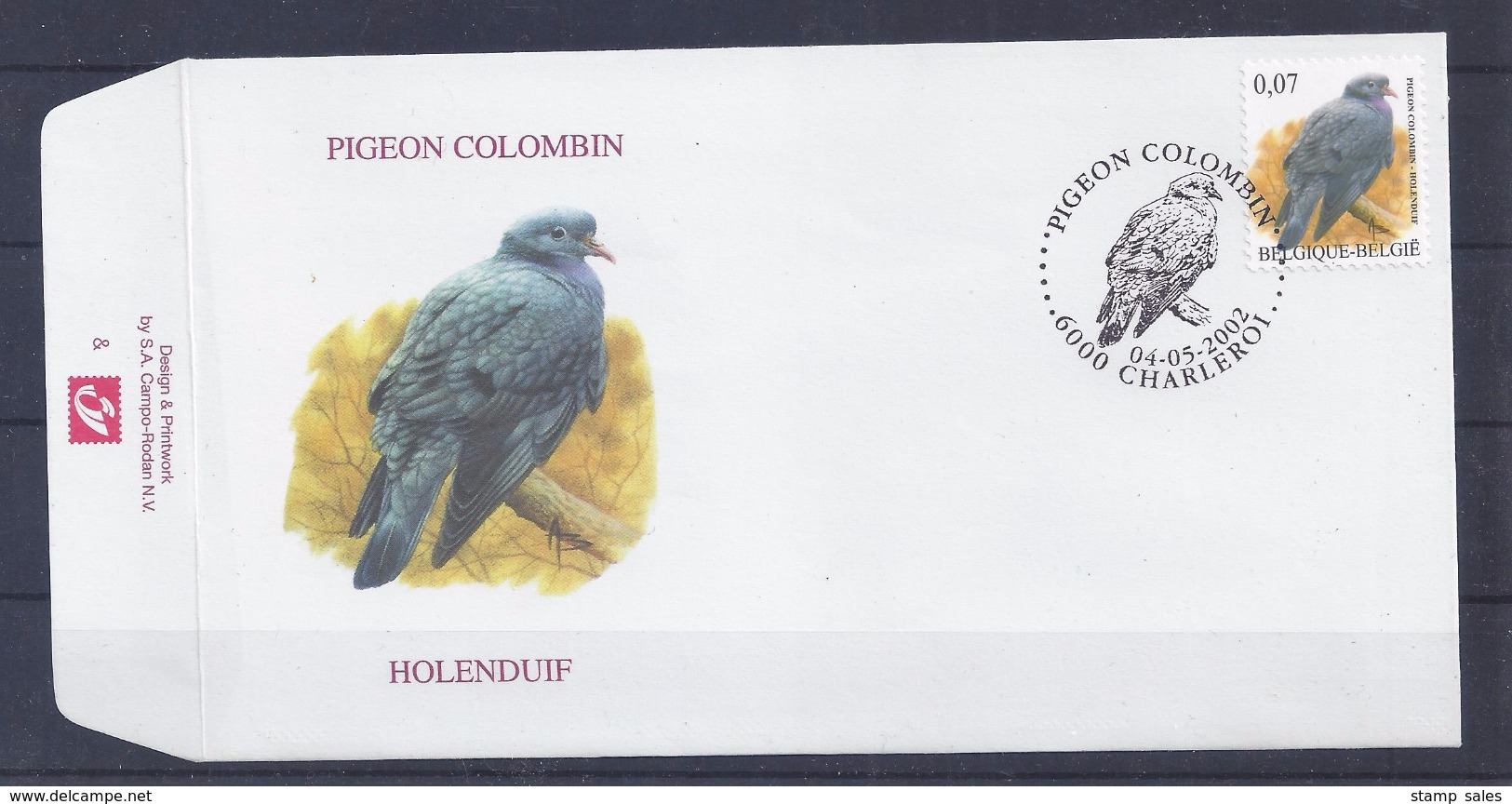 N°3069FDC GESTEMPELD Charleroi COB &euro; 5,00 SUPERBE - 2001-2010