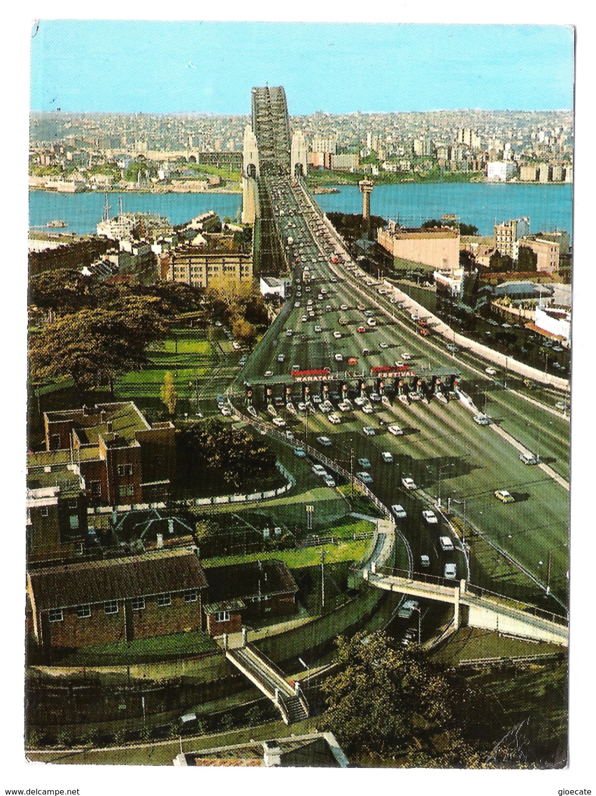 OLD OBSERVATORY AND HARBOUR BRIDGE SYDNEY - N.S.W.  - VIAGGIATA 1968 - (825) - Sydney