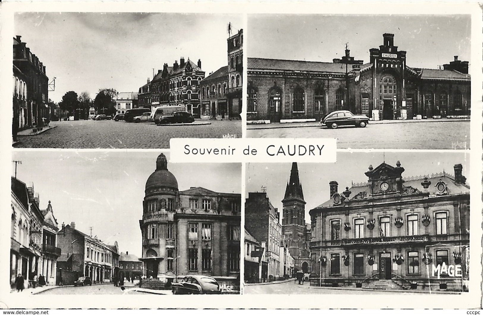 CPSM Souvenir De Caudry Vues Multiples - Caudry