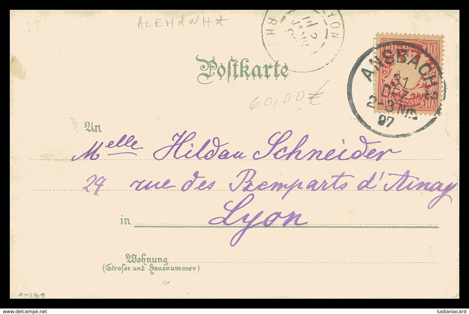 GERMANY - ANSBACH - GRUSS -  Carte Postale - Ansbach