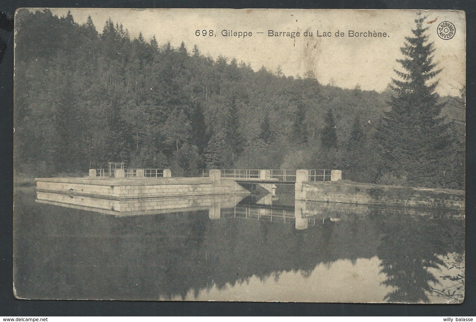 +++ CPA - GILEPPE - Barrage Du Lac De Borchène - G.Hermans 698  // - Gileppe (Barrage)