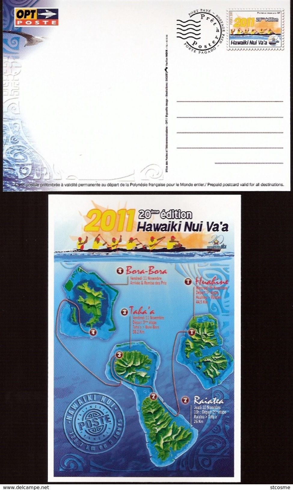 Entier / Stationery / PSC - Polynésie Française - Carte ACEP N°23 - état Neuf - 20° édition De La Hawaiki Nui - Entiers Postaux