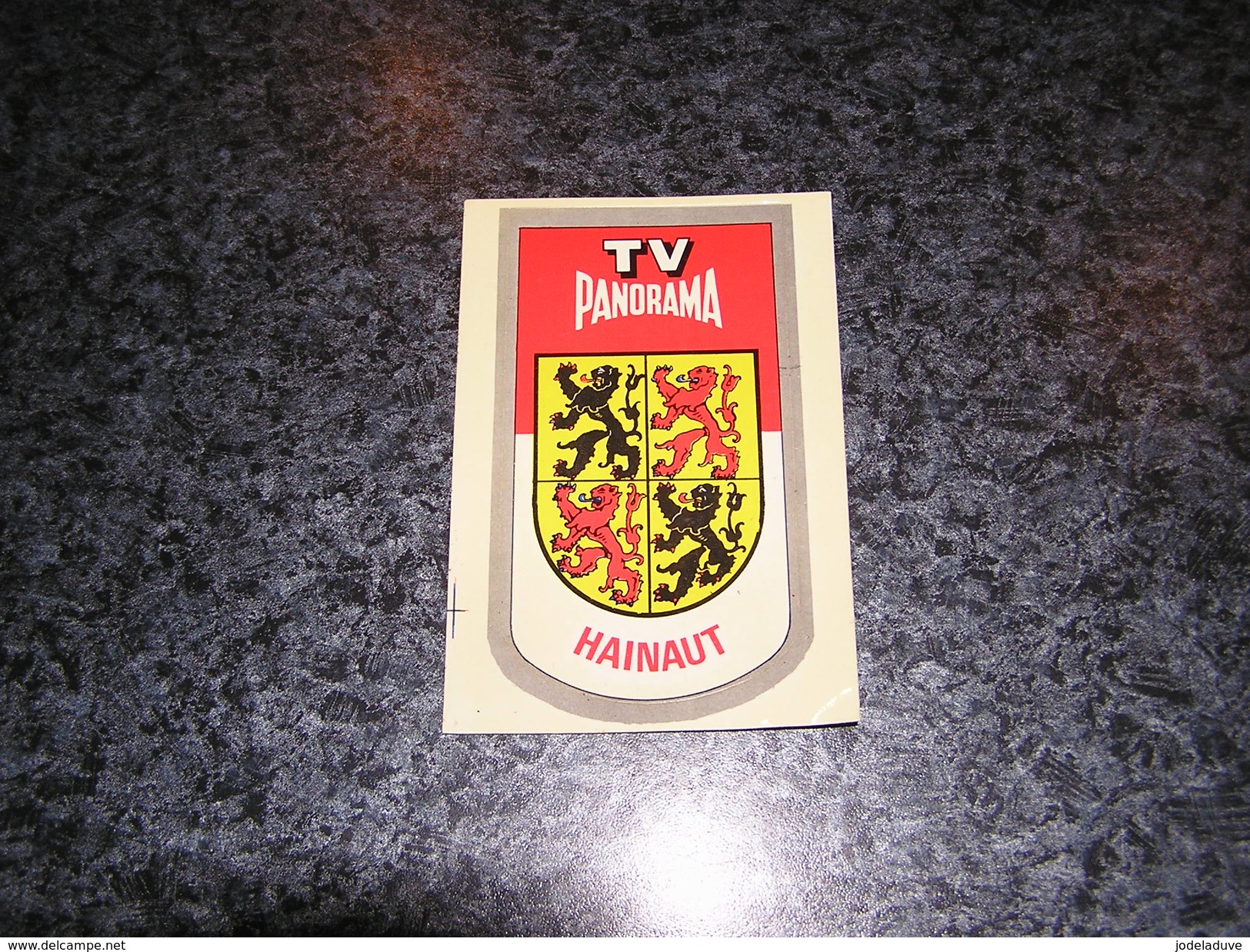 Province Provincie HAINAUT Ecusson Blason Armoiries Belgique Panorama TV Publicité Autocollant Sticker - Stickers