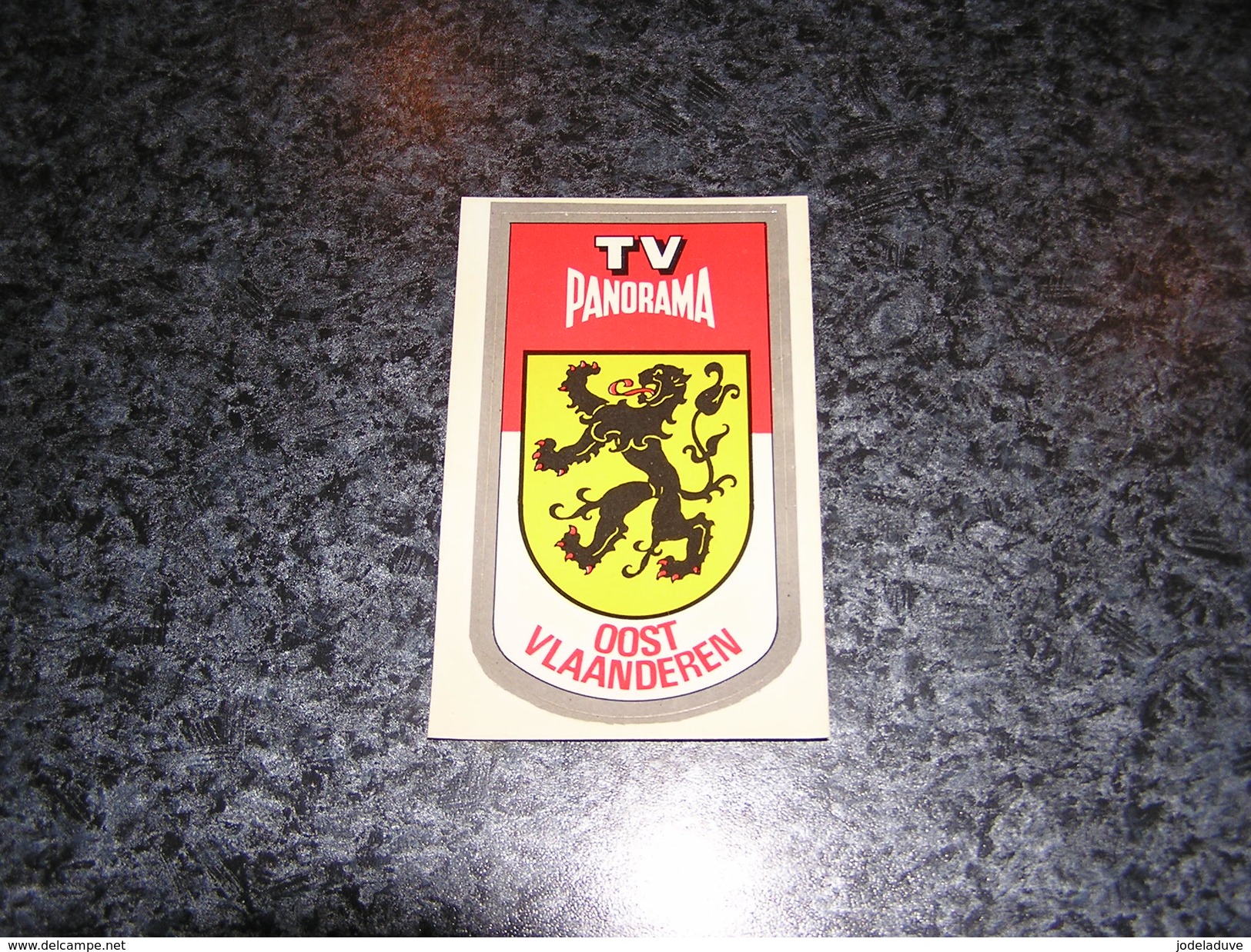 Province Provincie OOST VLAANDEREN Ecusson Blason Armoiries Belgique Panorama TV Publicité Autocollant Sticker - Autocollants