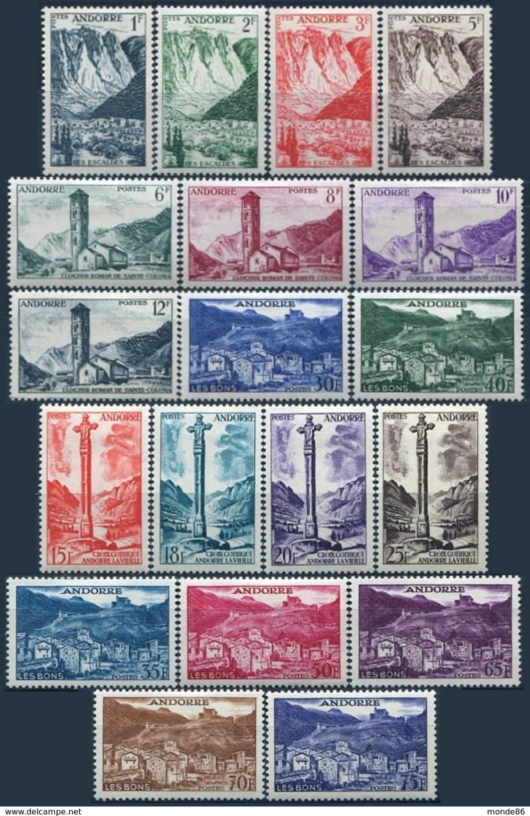 Y&T  N° 138-153 * - Unused Stamps