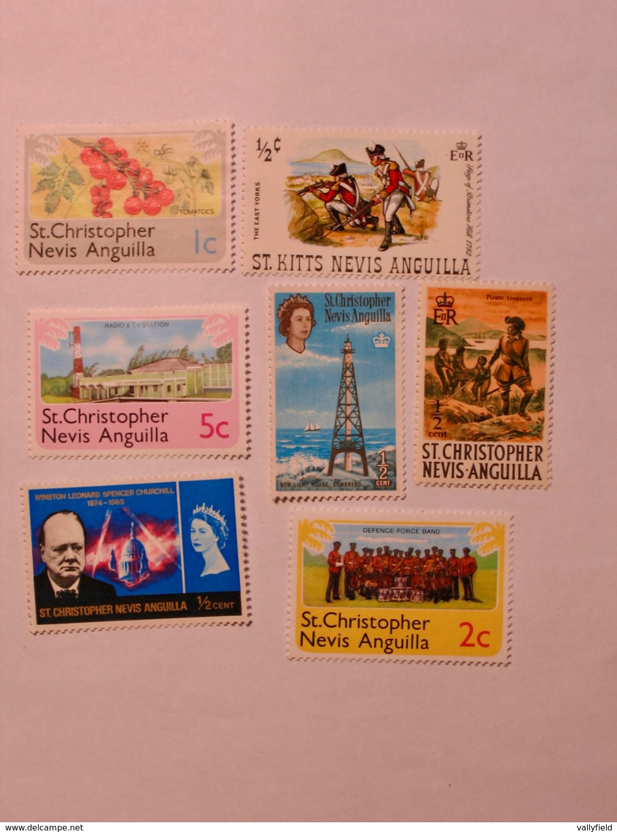 ST-KITTS / NEVIS  1963-78  LOT# 1 - St.Christopher-Nevis-Anguilla (...-1980)