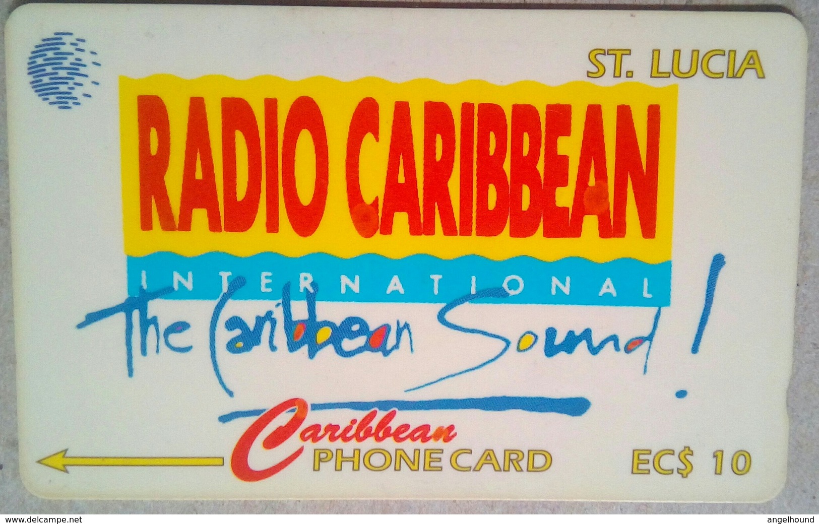 Saint Lucia Cable And Wireless EC$10  15CSLB " Radio Caribbean " - Santa Lucía