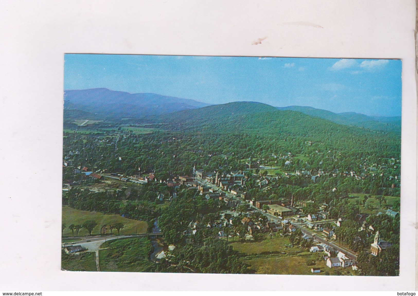 CPA   AERIAL VIEW OF NEWPORT, NEW HAMPSHIRE, THE SUNSHINE TOWN - Autres & Non Classés