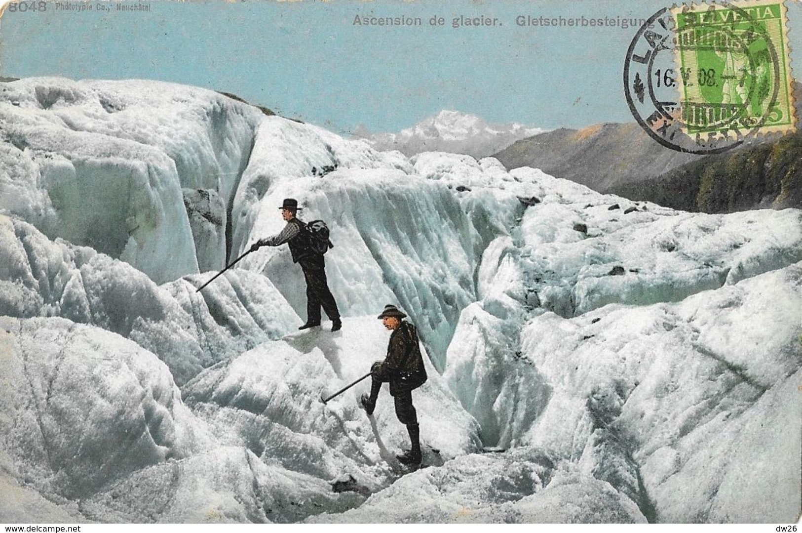 Alpinisme - Ascension Du Glacier - Gletscherbesteigung (Suisse) - Alpinismus, Bergsteigen