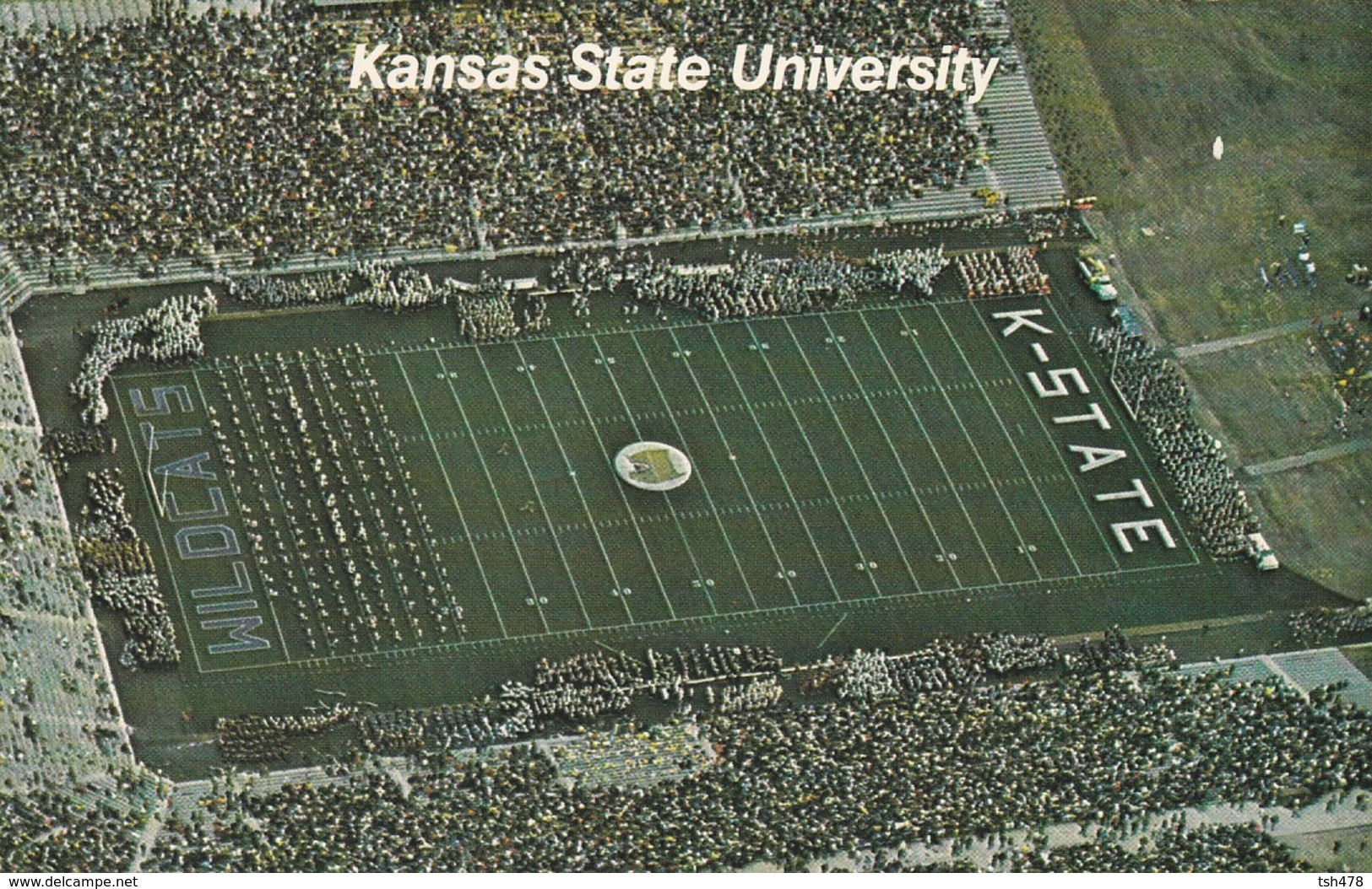 ETATS-UNIS--RARE---KANSAS STATE UNIVERSITY--manhatan --KSU STADIUM--voir 2 Scans - Manhattan