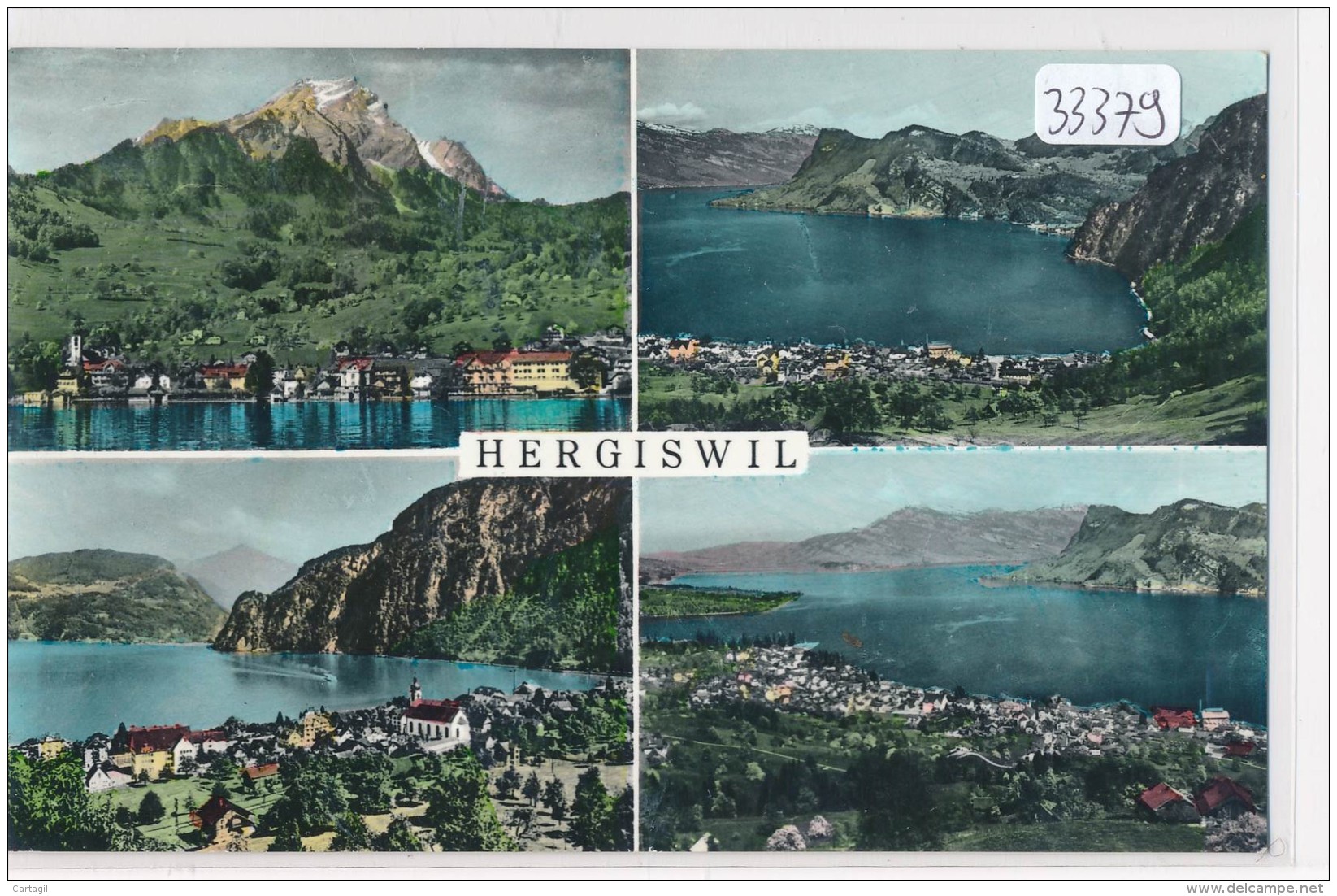 CPM-33379 - Suisse - Hergiswil  - Multivues Générales Aériennes - Hergiswil