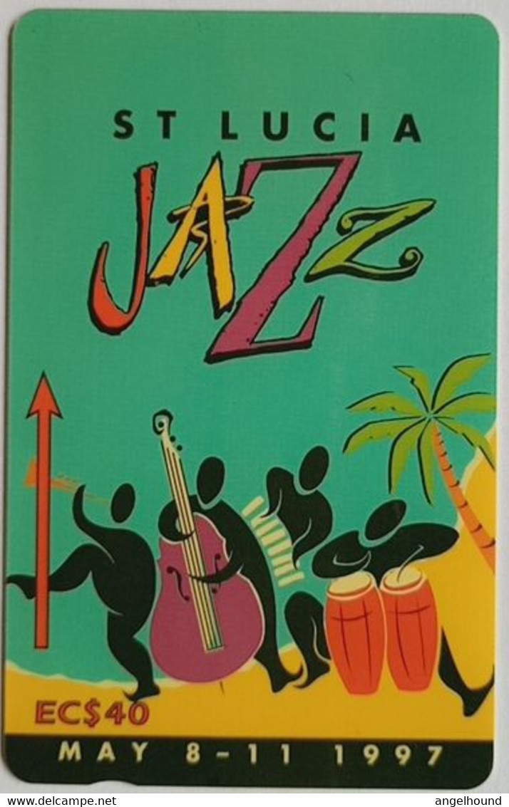 Saint Lucia Cable And Wireless EC$40  147CSLF " Jazz 97 " - Sainte Lucie