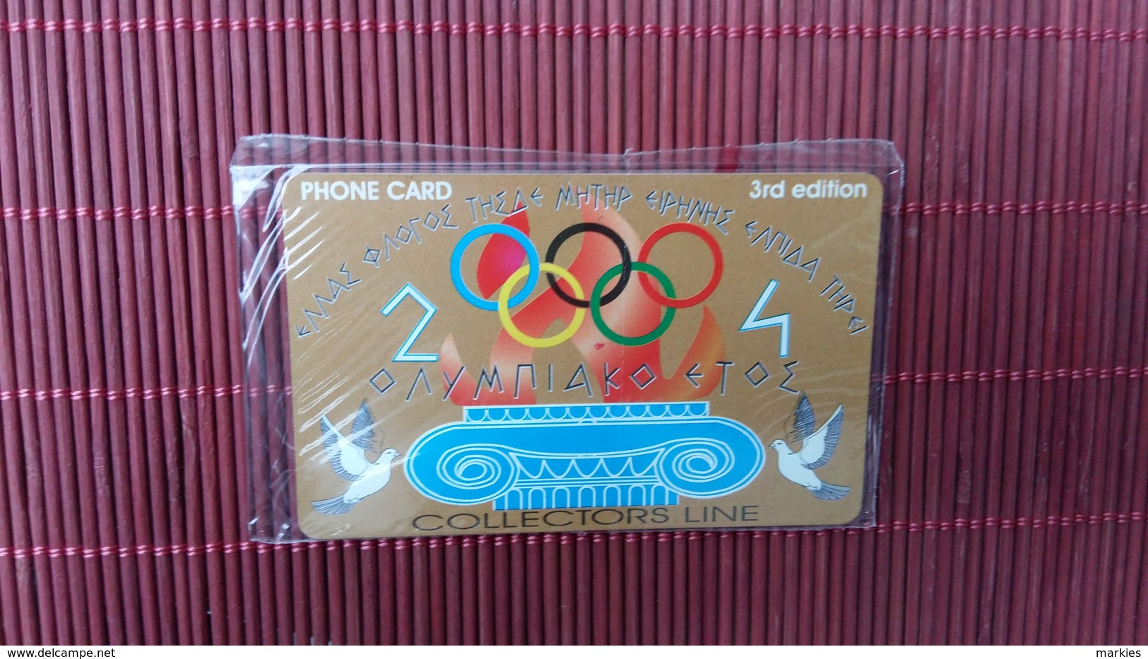Olympic Gaes Phonecard New With Blister Only 1000 Made 2 Scans Rare - Sport