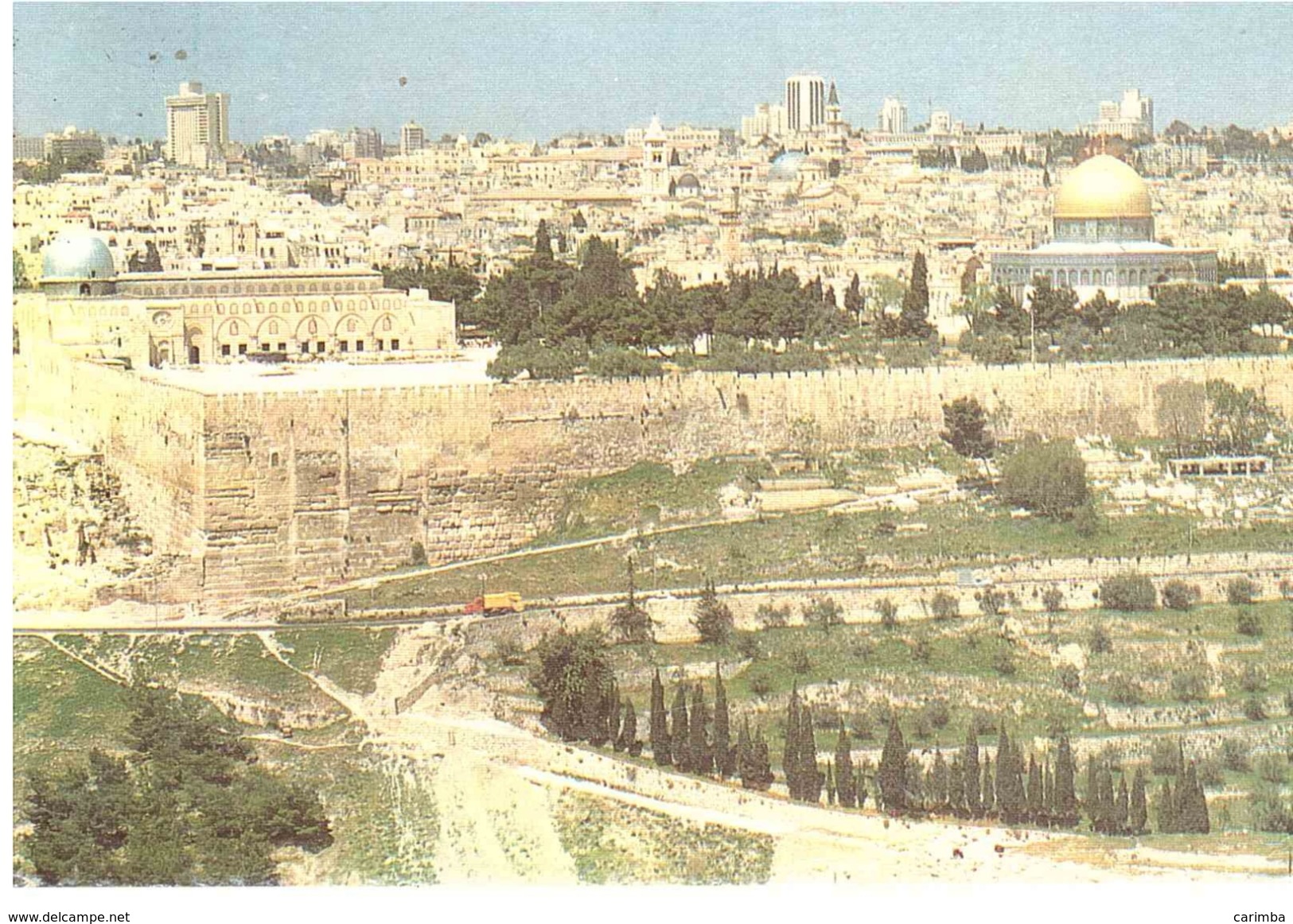 CARTOLINA JERUSALEM X ITALIA - Israele