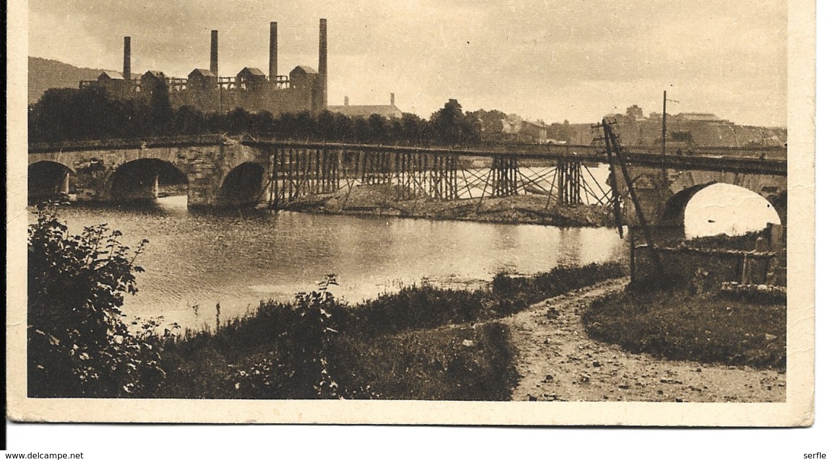 54 - Pont-Saint-Vincent - Le Pont Rétabli Par Les Allemands Après La Bataille De Juin 1940 - Autres & Non Classés