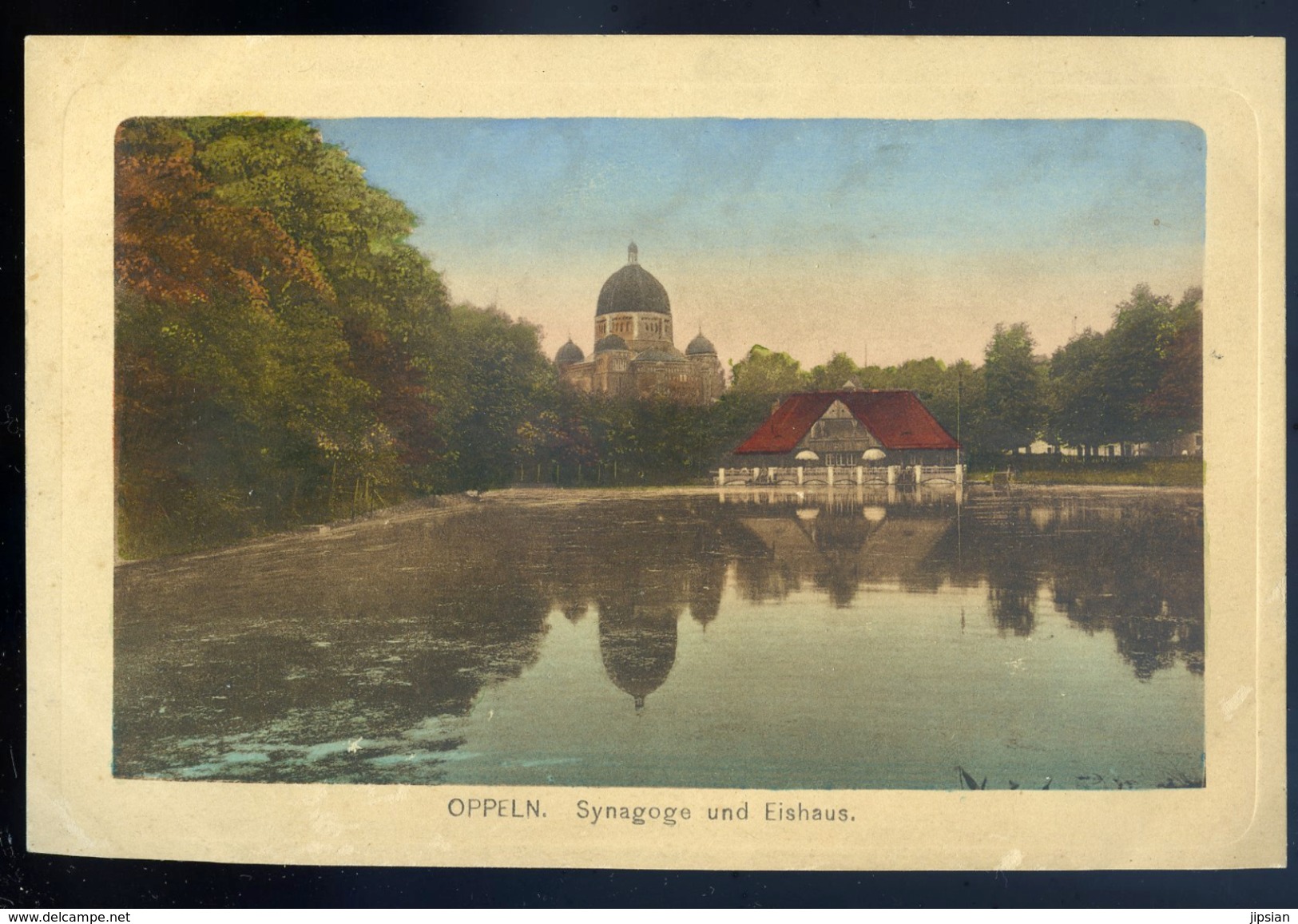 Cpa De Pologne  Oppeln  Synagogue Und Eishaus     NCL84 - Pologne