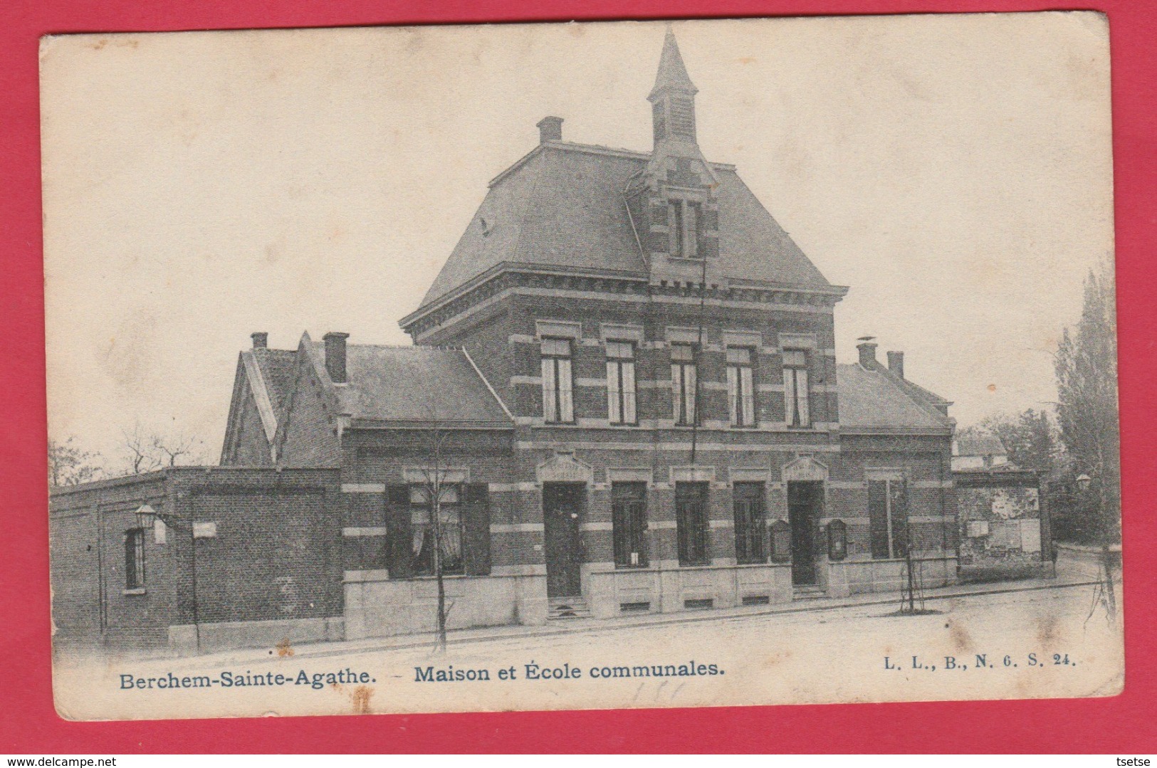 Berchem-Sainte-Agathe - Maison Et Ecole Communales ( Voir Verso ) - St-Agatha-Berchem - Berchem-Ste-Agathe