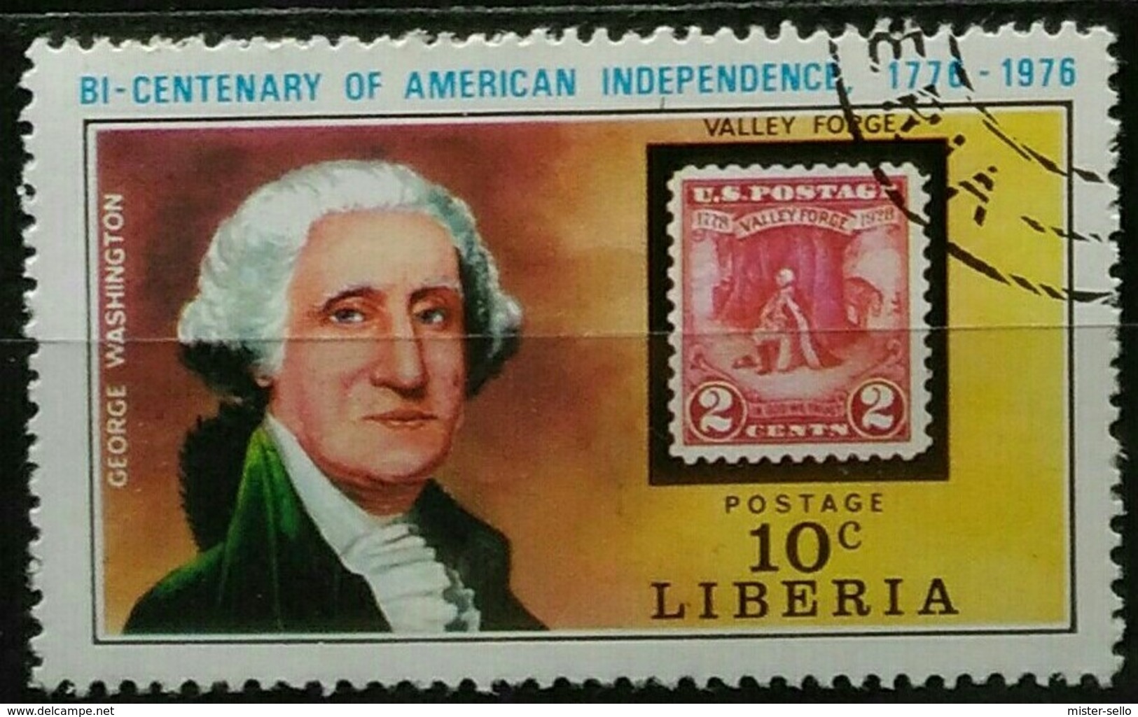 LIBERIA 1975 The 200th Anniversary Of American Independence. USADO - USED. - Liberia