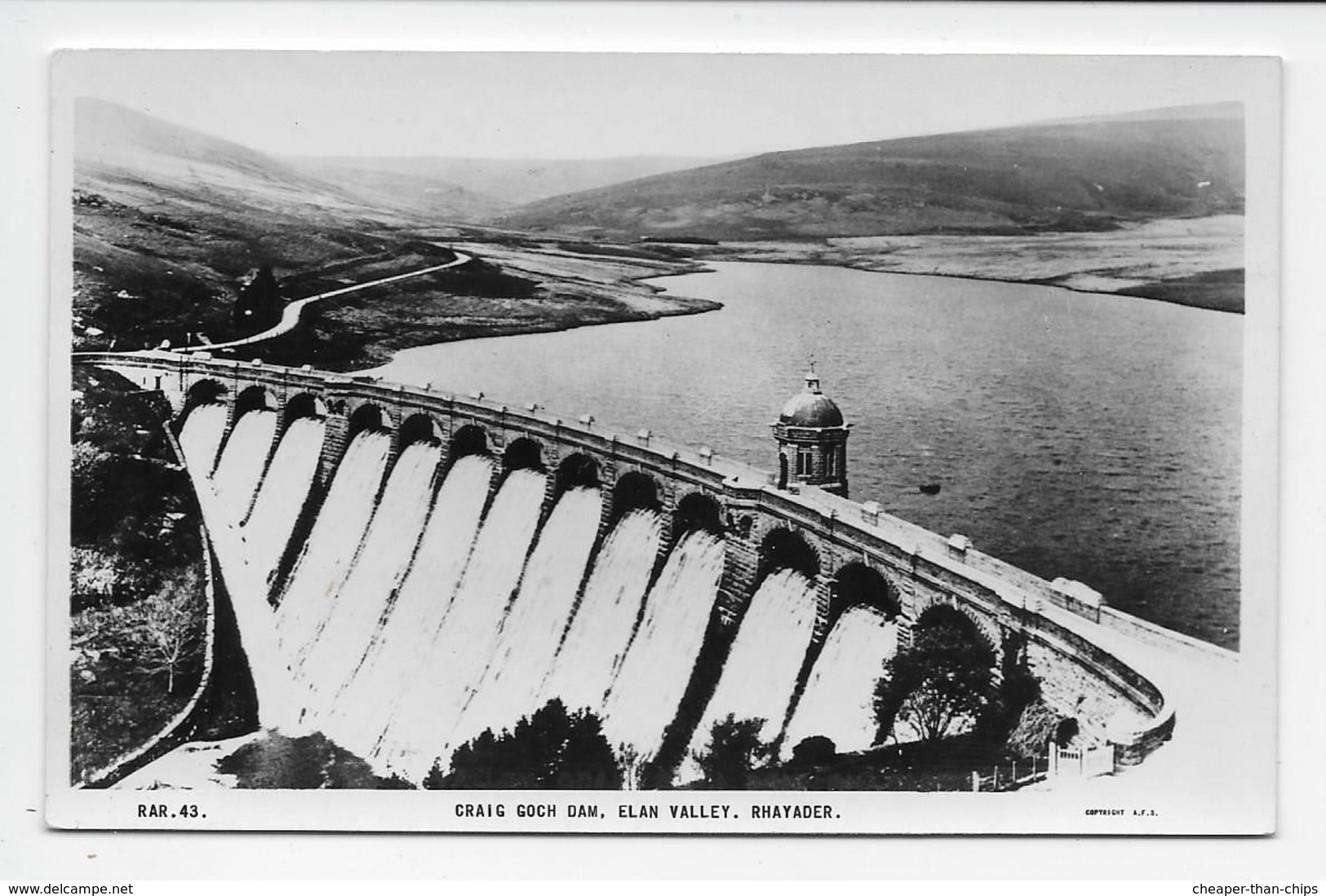 Craig Goch Dam, Elan Valley, Rhayader - Frith RAR.43 - Radnorshire