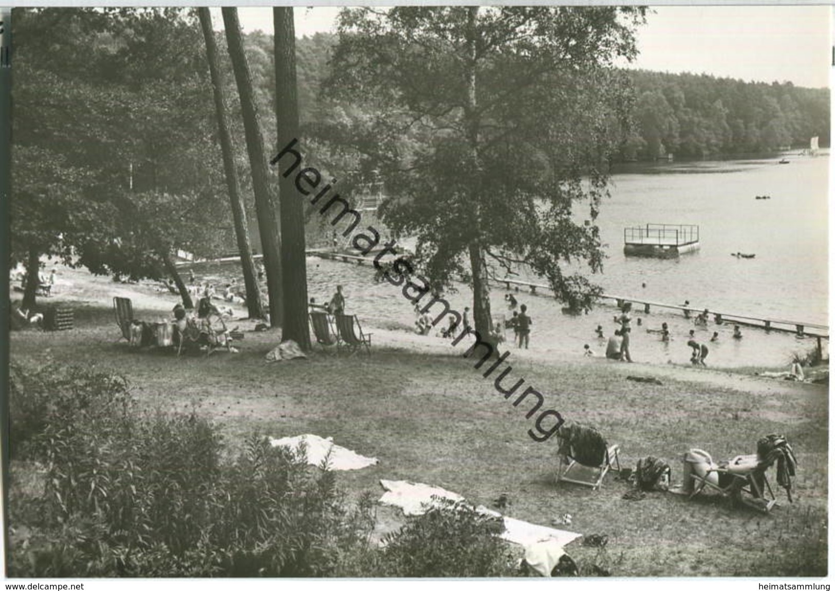 Waldsieversdorf - Volksbad - Foto-Ansichtskarte - Buckow