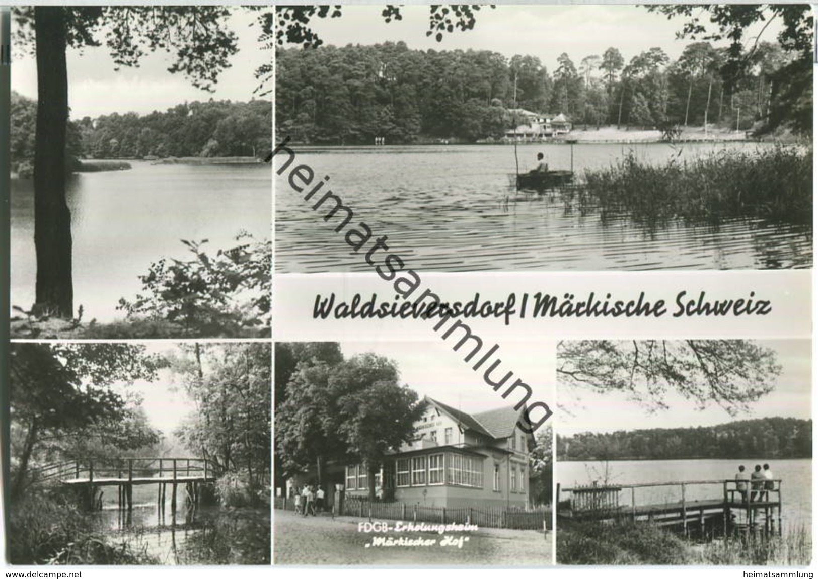 Waldsieversdorf - Märkischer Hof - Foto-Ansichtskarte - Buckow