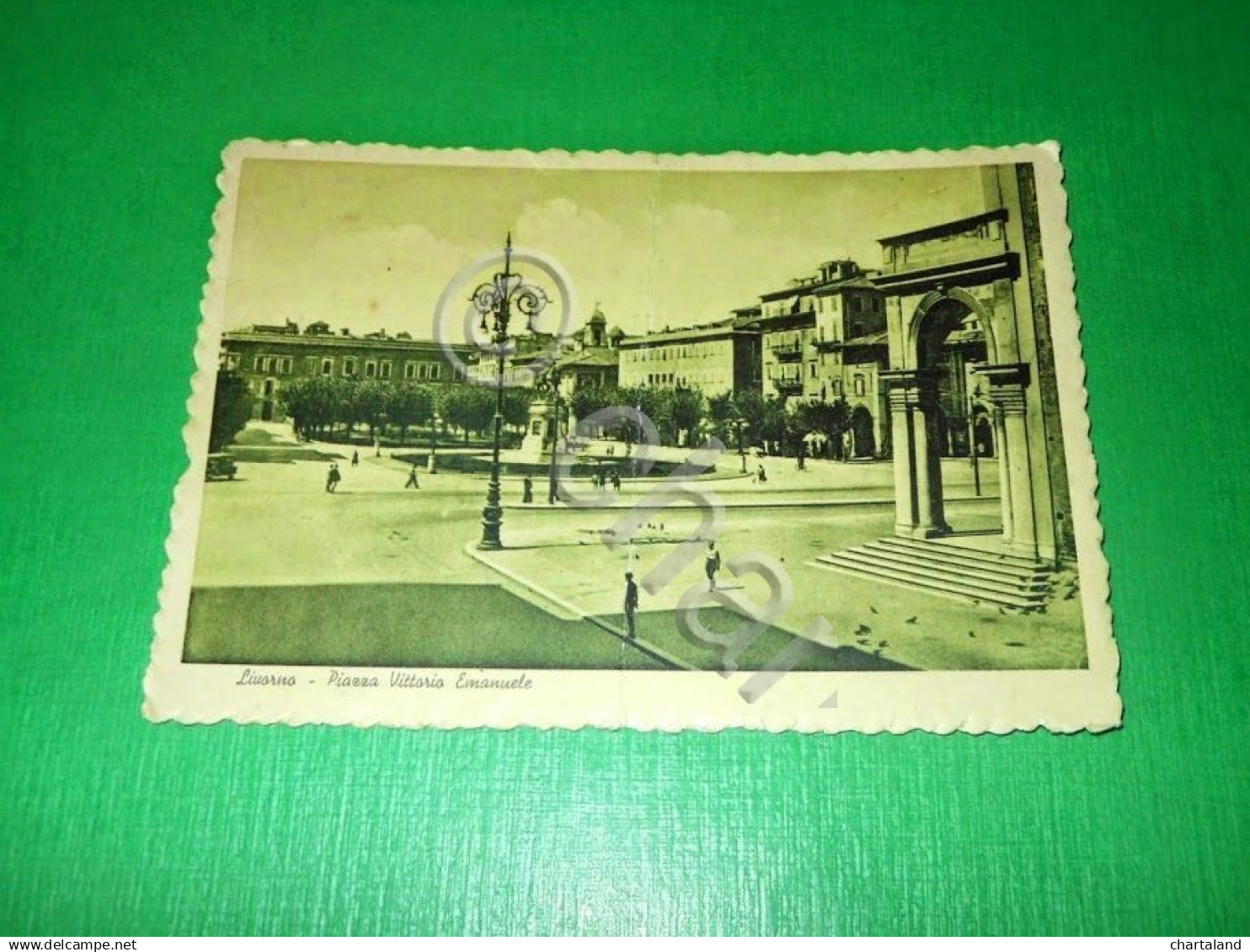 Cartolina Livorno - Piazza Vittorio Emanuele 1942. - Livorno