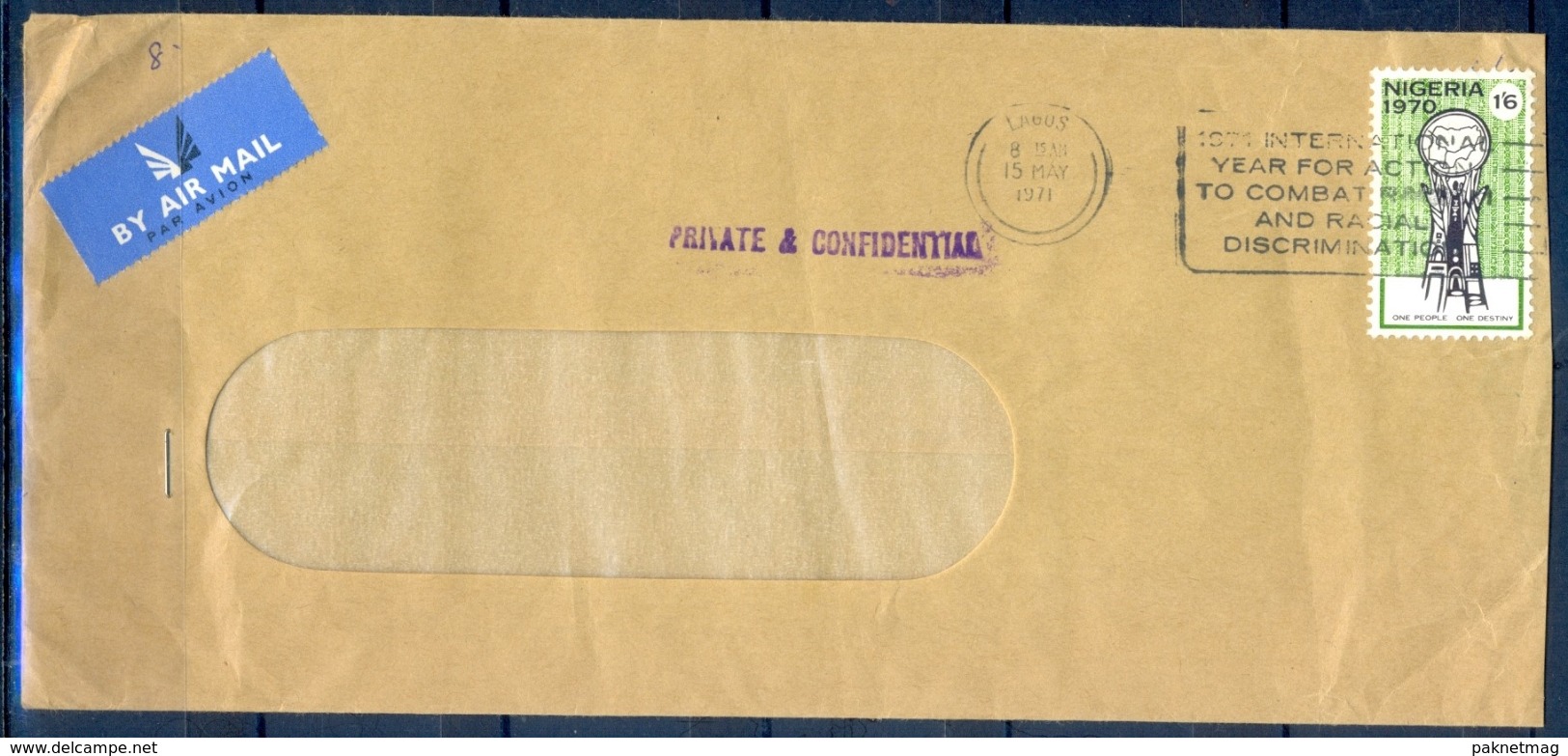 J173- Postal Used Cover. Posted From Nigeria To England. UK. - Nigeria (1961-...)