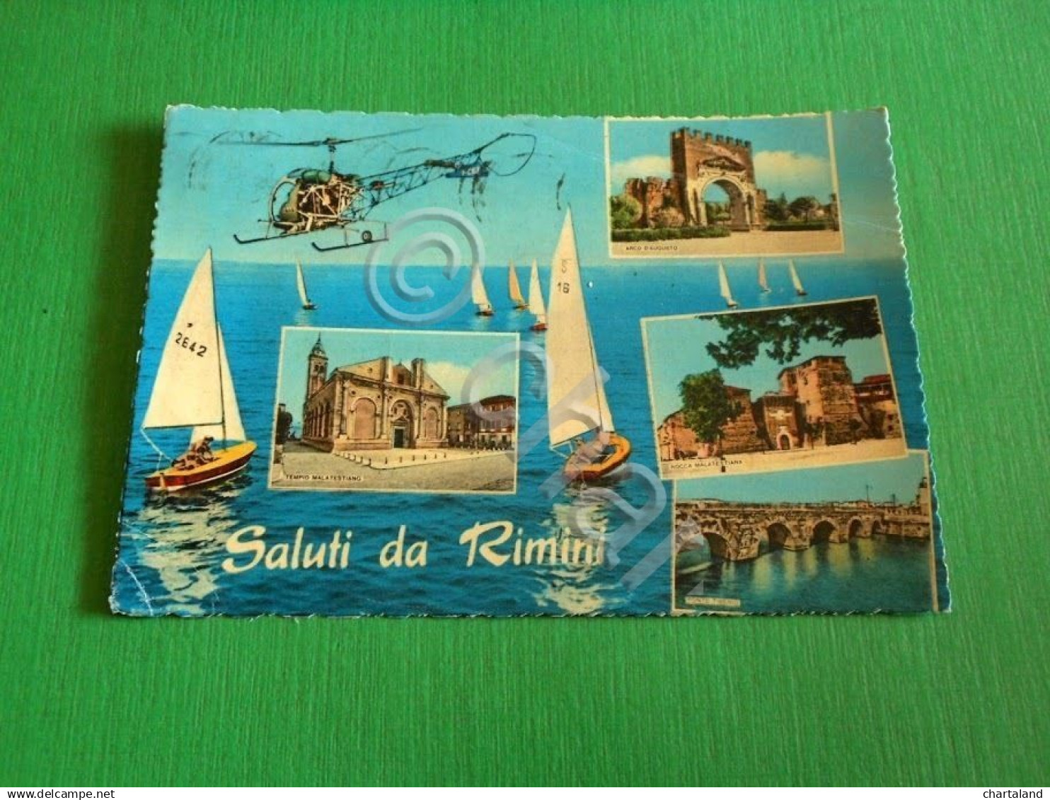 Cartolina Saluti Da Rimini -- Vedute Diverse 1962. - Rimini