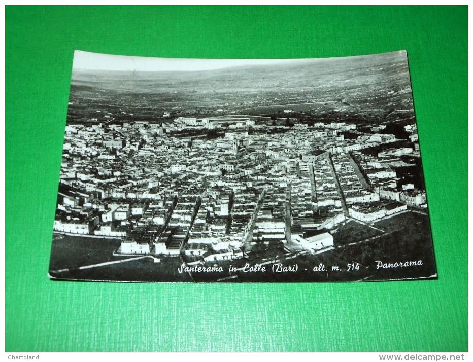 Cartolina Santeramo In Colle ( Bari ) - Panorama 1956 - Bari