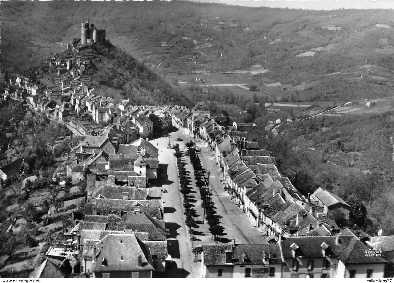 12-NAJAC- VUE GENERALE DU CIEL - Najac