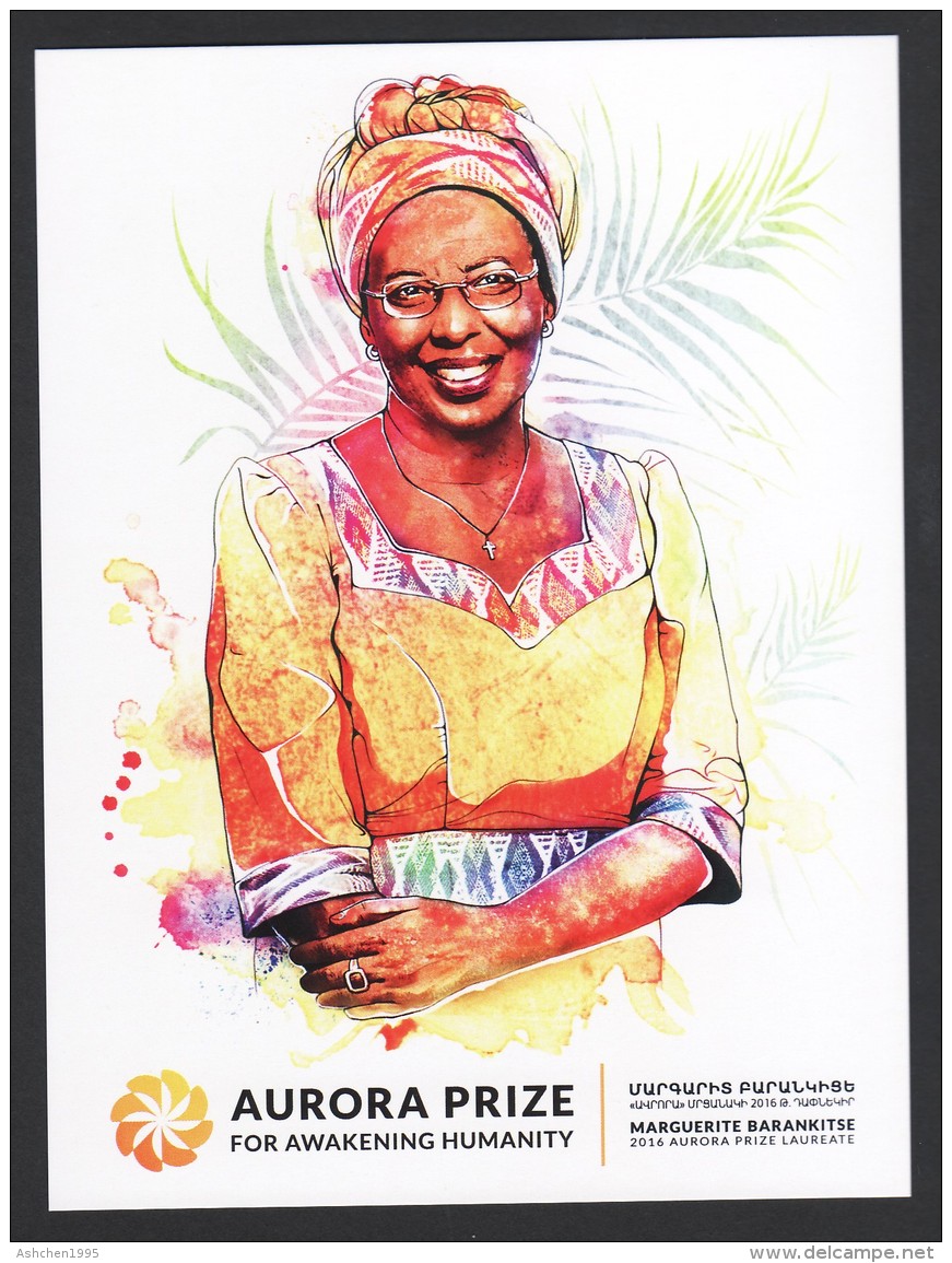 Armenien / Armenie / Armenia 2017, Laureate Of &ldquo;Aurora&rdquo; Prize, Marguerite Barankitse - Postcard - Armenië