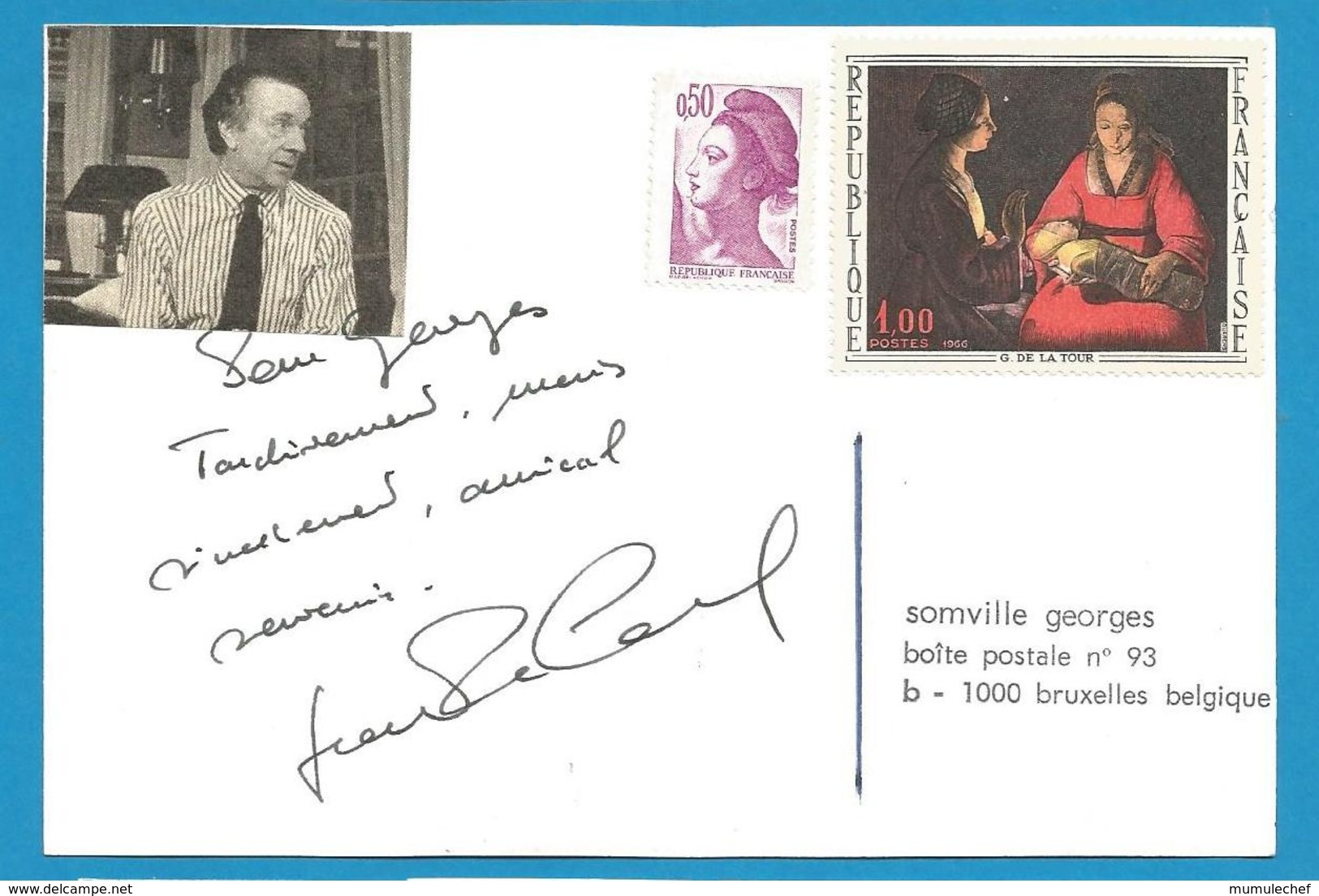 (A567a) - Signature / Dédicace / Autographe Original - Jean-Pierre Cassel - Acteur Et Danseur - Autres & Non Classés