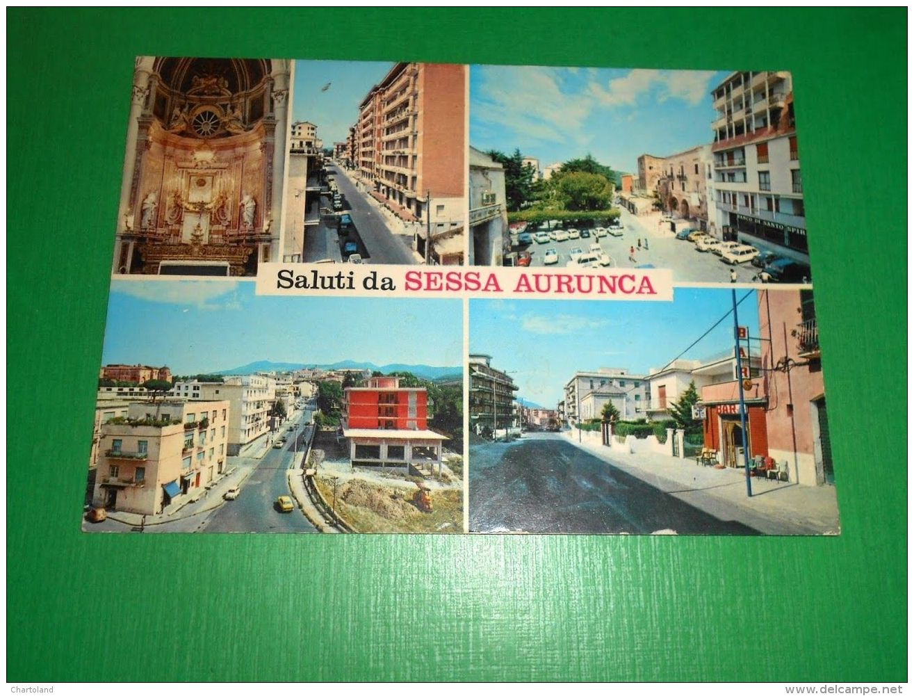 Cartolina Saluti Da Sessa Aurunca - Vedute Diverse 1978. - Caserta