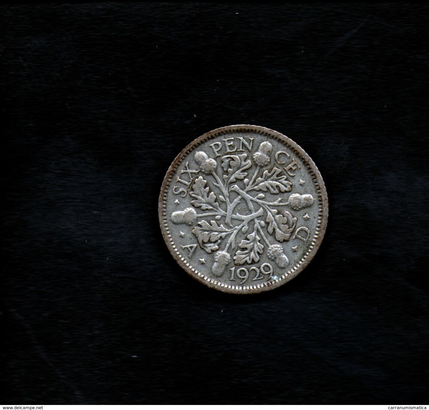 GRAN BRETAGNA SIX PENCE 1929 AG SILVER - H. 6 Pence